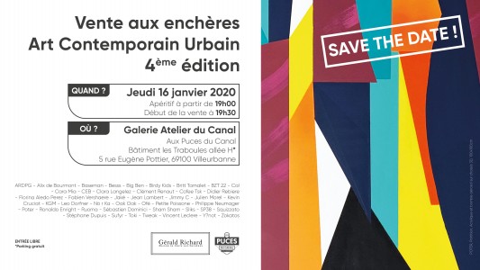 Vente aux enchères / Art Contemporain Urbain #4