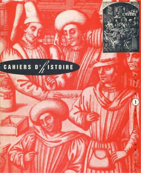 Cahiers d’histoire