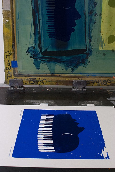 Pianolitudes (Sérigraphie)